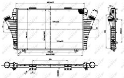 INTERCOOLER NRF 30279 - Compatibil cu FIAT, OPEL, VAUXHALL