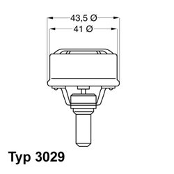 TERMOSTAT LICHID RACIRE WAHLER 3029.89 - Compatibil cu DACIA, RENAULT, VOLVO