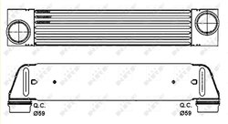 INTERCOOLER NRF 30317 - Compatibil cu BMW
