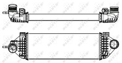 INTERCOOLER NRF 30325 - Compatibil cu FORD