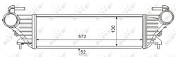 INTERCOOLER NRF 30340 - Compatibil cu FIAT