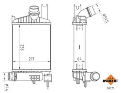 Intercooler NRF 30375