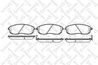 Set placute frana Stellox 304 012-SX