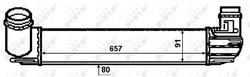INTERCOOLER NRF 30481 - Compatibil cu RENAULT