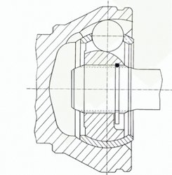 CAP PLANETARA LOBRO 304841 - Compatibil cu VW