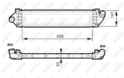 INTERCOOLER NRF 30515 - Compatibil cu FORD, VOLVO