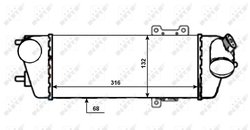 INTERCOOLER NRF 30525 - Compatibil cu HYUNDAI