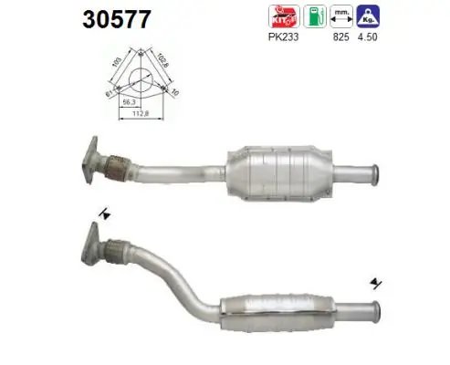 CATALIZATOR AS 30577 - Compatibil cu RENAULT
