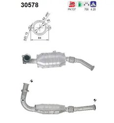 CATALIZATOR AS 30578 - Compatibil cu RENAULT