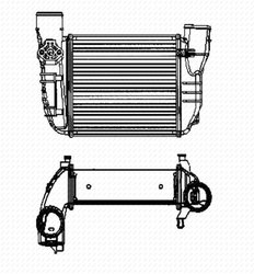 INTERCOOLER NRF 30756 - Compatibil cu AUDI