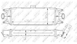 INTERCOOLER NRF 30879 - Compatibil cu IVECO