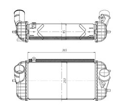 INTERCOOLER NRF 309066 - Compatibil cu HYUNDAI, KIA