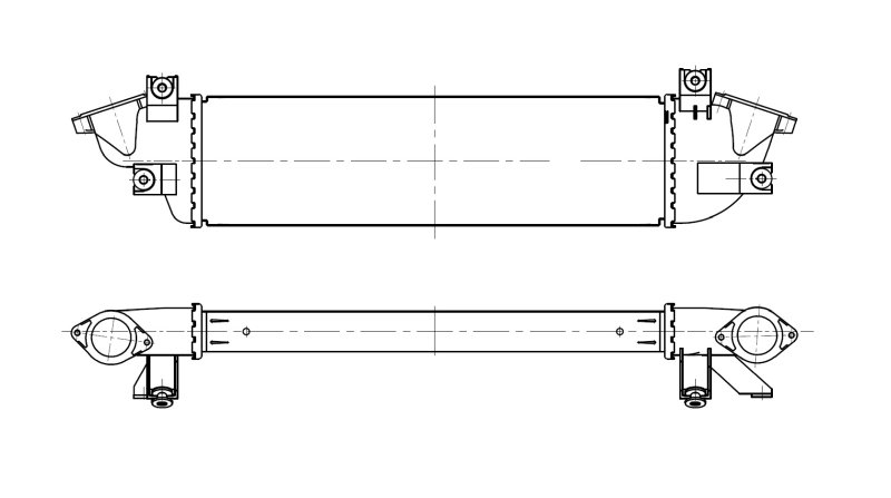 INTERCOOLER NRF 309113 - Compatibil cu FIAT, MITSUBISHI
