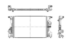 INTERCOOLER NRF 309119 - Compatibil cu MERCEDES-BENZ
