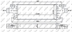 INTERCOOLER NRF 30927 - Compatibil cu FIAT, SUZUKI