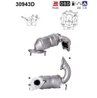 CATALIZATOR AS 30943D - Compatibil cu RENAULT