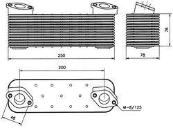 RADIATOR ULEI / TERMOFLOT NRF 31049 - Compatibil cu MERCEDES-BENZ