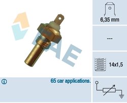 SENZOR TEMPERATURA LICHID RACIRE FAE 31290 - Compatibil cu BMW, SKODA