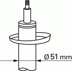 Amortizor SACHS 315 297