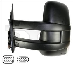 OGLINDA EXTERIOARA TYC 315-0008 - Compatibil cu IVECO