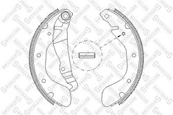 Set saboti frana Stellox 318 100-SX