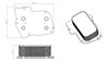 Radiator ulei / termoflot NRF 31826