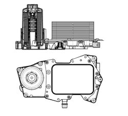 LOCAS FILTRU ULEI NRF 31827 - Compatibil cu LAND ROVER