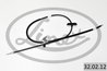 CABLU FRANA DE MANA LINEX 32.02.12 - Compatibil cu CHEVROLET, OPEL