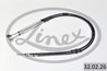 CABLU FRANA DE MANA LINEX 32.02.26 - Compatibil cu OPEL