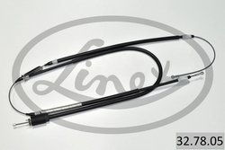 CABLU FRANA DE MANA LINEX 32.78.05 - Compatibil cu OPEL
