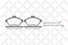 Set placute frana Stellox 321 004B-SX