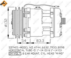 Compresor climatizare NRF 32135