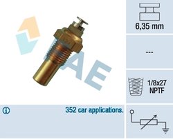 Senzor temperatura lichid racire FAE 32230