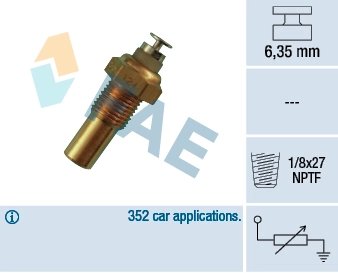 Senzor temperatura lichid racire FAE 32230