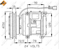 Compresor climatizare NRF 32243