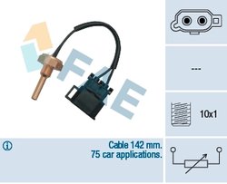 SENZOR TEMPERATURA LICHID RACIRE FAE 32370 - Compatibil cu RENAULT, VOLVO