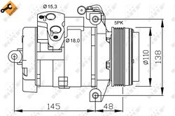 Compresor climatizare NRF 32432