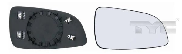 STICLA OGLINDA, OGLINDA RETROVIZOARE EXTERIOARA TYC 325-0059-1 - Compatibil cu OPEL