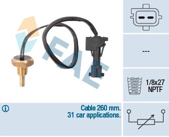 Senzor temperatura lichid racire FAE 32741
