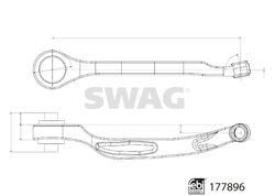 BRAT SUSPENSIE SWAG 33 10 4358 - Compatibil cu MERCEDES-BENZ