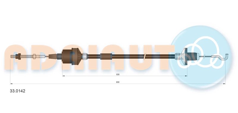 CABLU AMBREIAJ ADRIAUTO 33.0142 - Compatibil cu OPEL