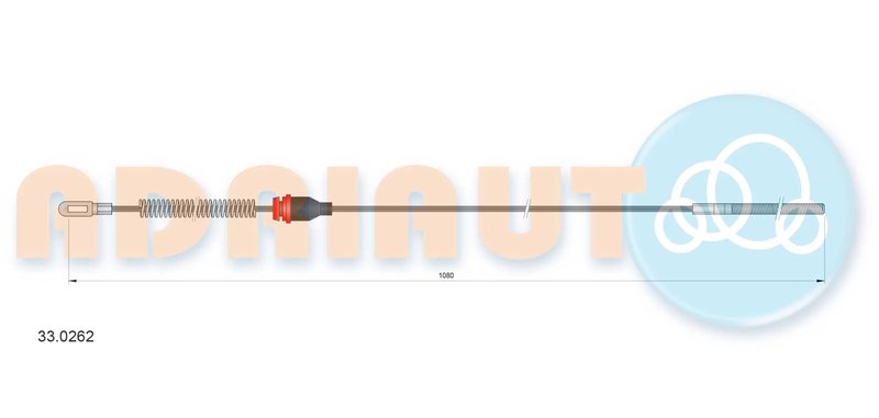 Cablu frana de mana Adriauto 33.0262