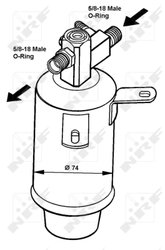 USCATOR AER CONDITIONAT NRF 33018 - Compatibil cu BMW
