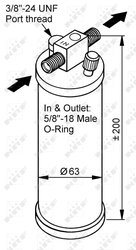 Uscator aer conditionat NRF 33116