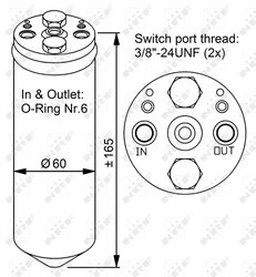 Uscator aer conditionat NRF 33125