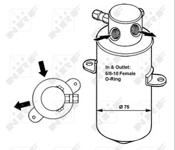 Uscator aer conditionat NRF 33165