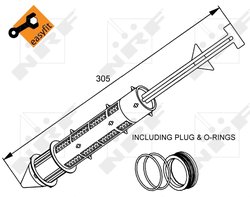 USCATOR AER CONDITIONAT NRF 33178 - Compatibil cu FORD, SEAT, VW