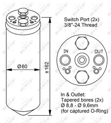 Uscator aer conditionat NRF 33183