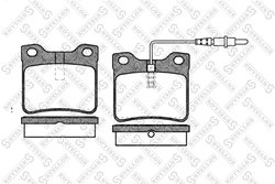SET PLACUTE FRANA STELLOX 332 022B-SX - Compatibil cu MERCEDES-BENZ, PEUGEOT