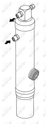 USCATOR AER CONDITIONAT NRF 33210 - Compatibil cu PORSCHE